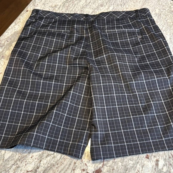 FILA Sport Golf Black & Gray Plaid Shorts - Picture 2 of 10